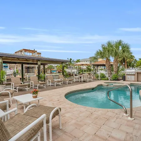 Canal-Front 2Br: Pool, Spa & Boat Dock Near Beach